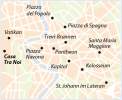 Viator-Reisen - Karte Rom und der Vatikan 