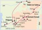 Viator-Reisen, Auvergne & Perigord Mittelalterliche Stadtbilder in ursprünglicher Landschaft 